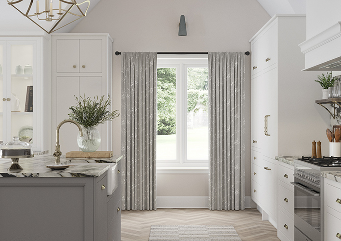 Laura Ashley Pussy Willow, Steel - Made to Measure Curtains - Image 3